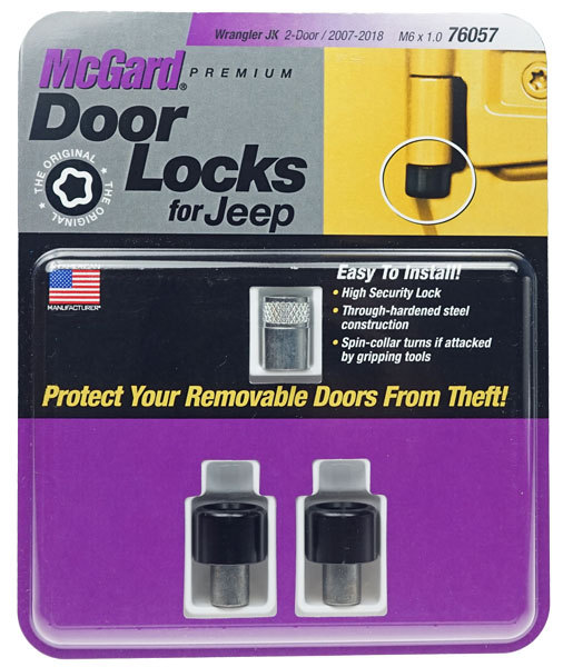 76.057 - Door Locks 2-türig M6x1.0 Jeep Wrangler JK & Unl. JK 2007-2018