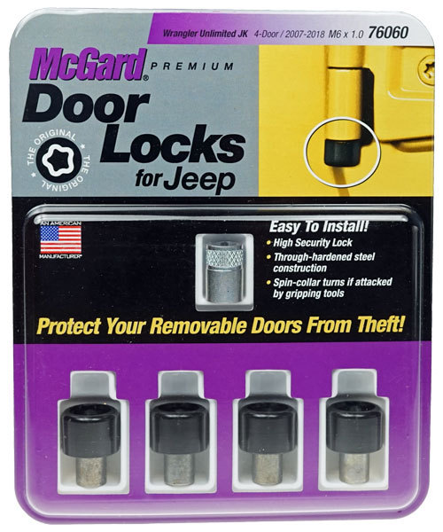 76.060 - Door Locks 4-türig M6x1.0 Jeep Wrangler JK & Unl. JK 2007-2018